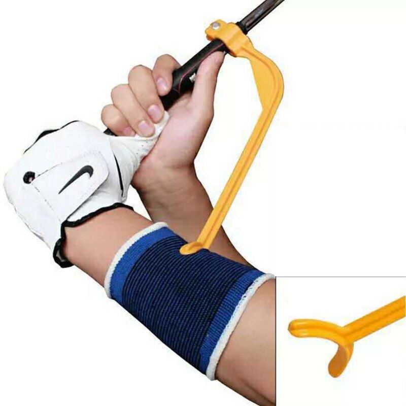 Golf Swing Guide Training Aid Wrist Arm Corrector Control Gesture Alignment Tool R66E