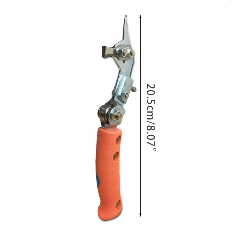2022 Heavy Duty Elbow 8 in Tree Br-anch Cutter 45 # Steel Tree Trimmer Fruit Tree Peeling Machine for Apple Trees and More