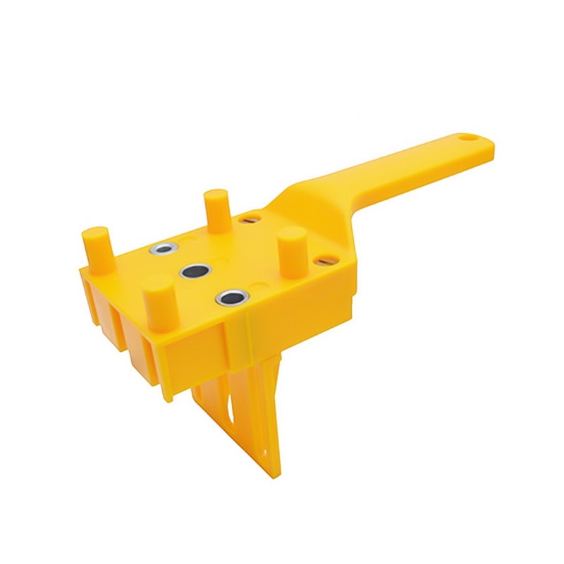 Pasador de carpintería de perforación, herramientas de sierra, guía de taladro manual, brocas de madera con casquillo de Metal, plantilla para 6 8 10mm: blue