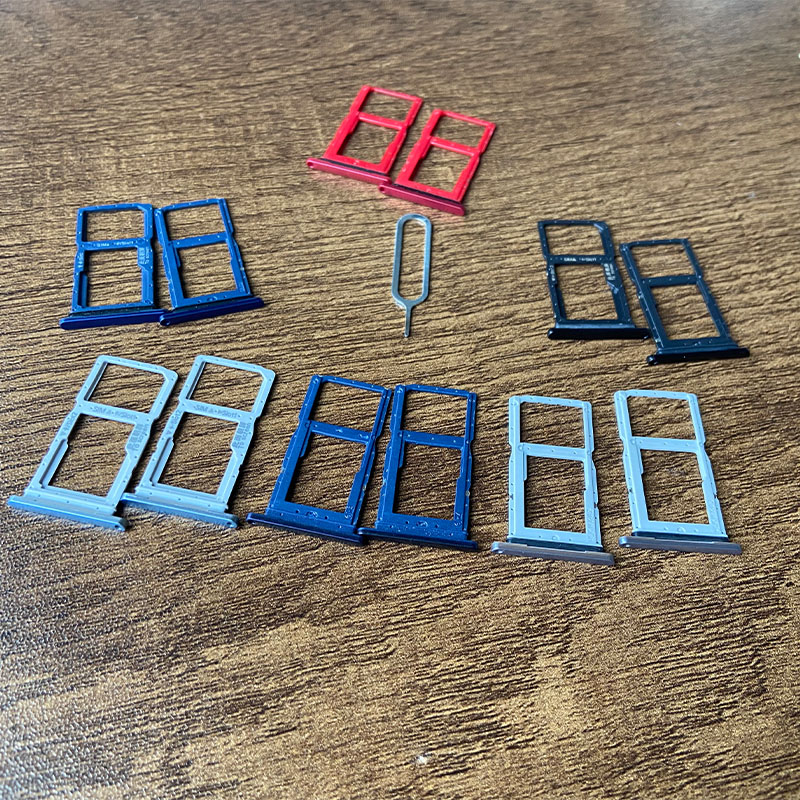 2/PCS Sim Card Tray Slot Holder For Huawei Y9S Socket Adapter Connector Replacement