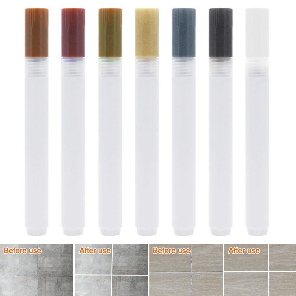 Tile Grout Coating Marker Gaps Tile Floor Tiles Repair Pen Marker Ceramic Floor Repair J2Y