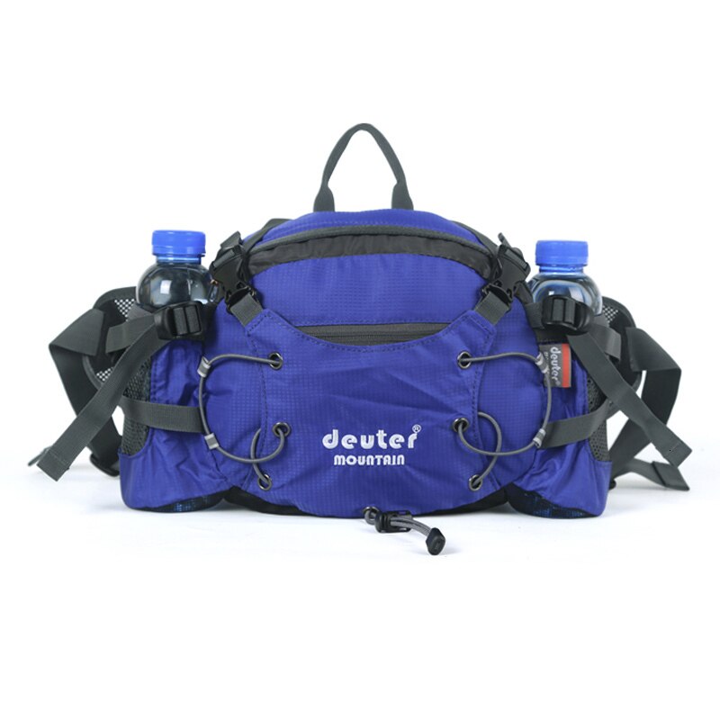 7l sacs banane imperméables et résistants à l'usure pour hommes et femmes, idéal pour l'escalade, le voyage, le camping, l'équitation et la randonnée: Bleu