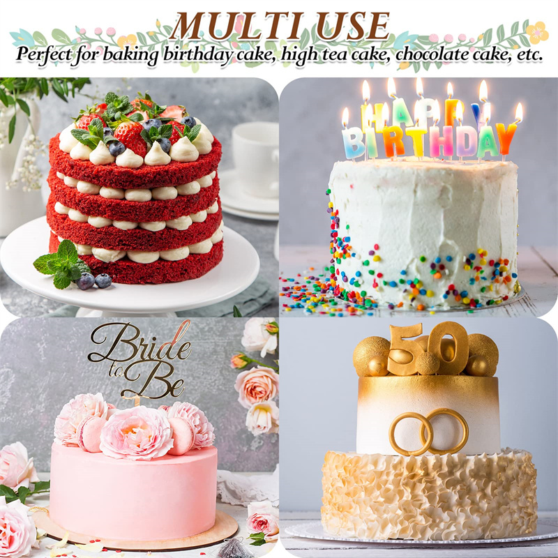 1/2/4/6 Stück feste 4-Zoll-Kuchenform aus Aluminium mit fester Basis, kleine Kuchenform, wiederverwendbar, runde Kuchendosen, Küchenhelfer, perfekt zum Backen