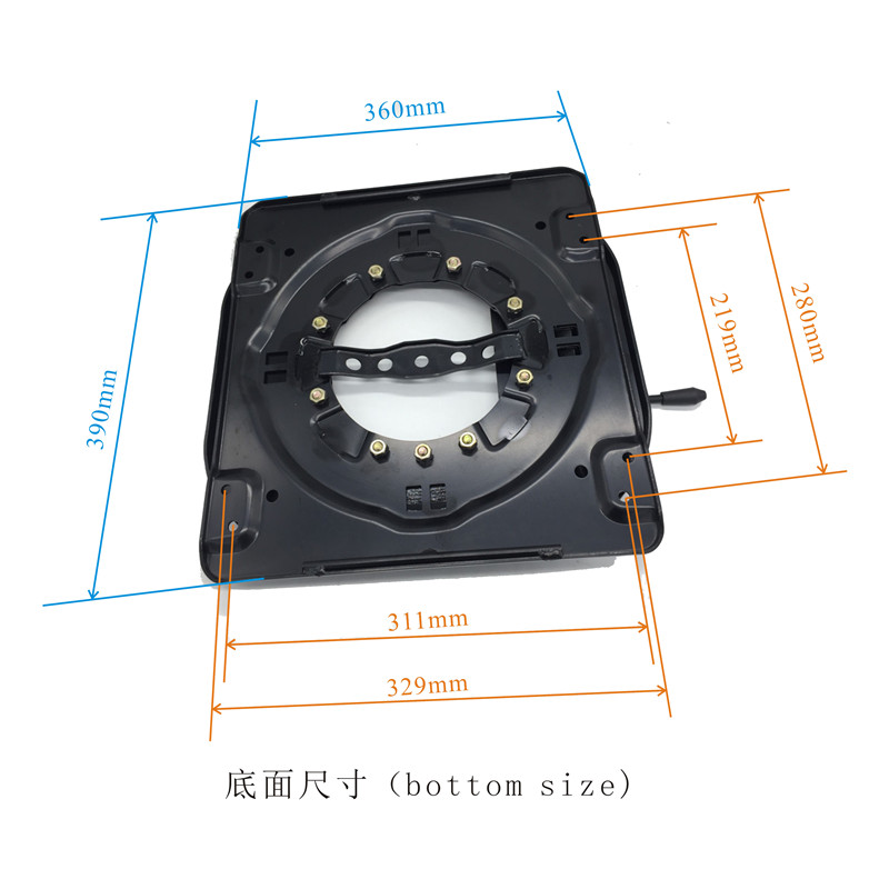 Car Seat Swivel And Vehicle Seat Rotary Modification Non-Dedicated Mechanism Great For RV Seat Swivel Rotating Mount