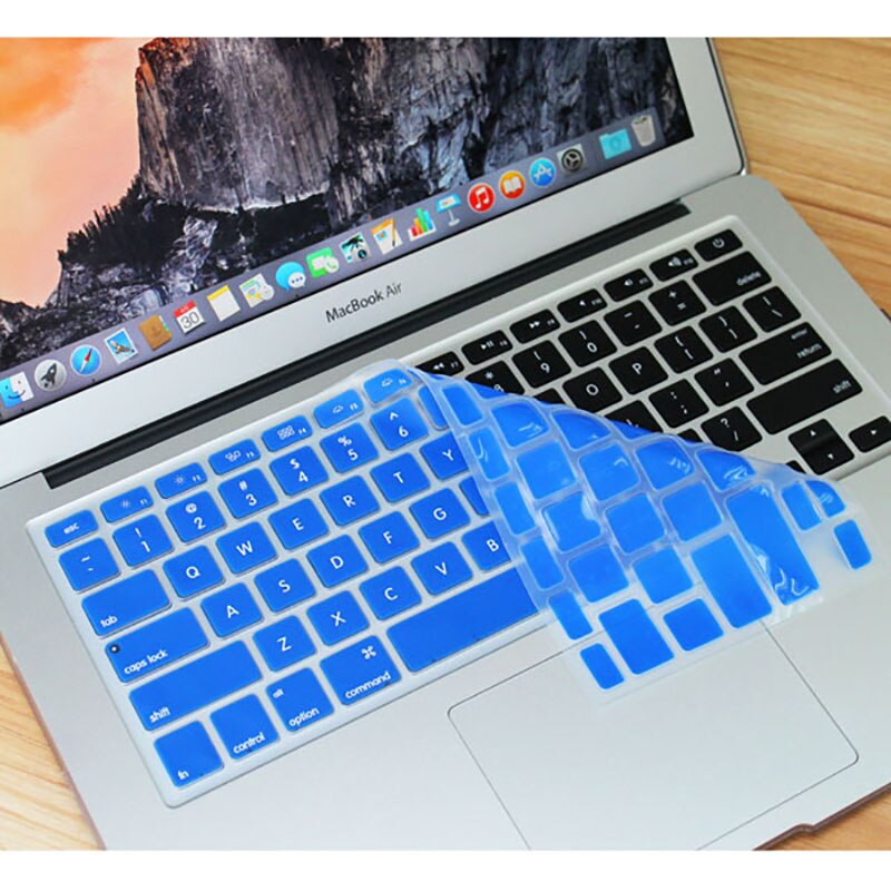17 Colors US Keyboard Cover Silicone Skin Gel Case for Macbook Air 13" 15" 17"/Macbook Air Pro Protector