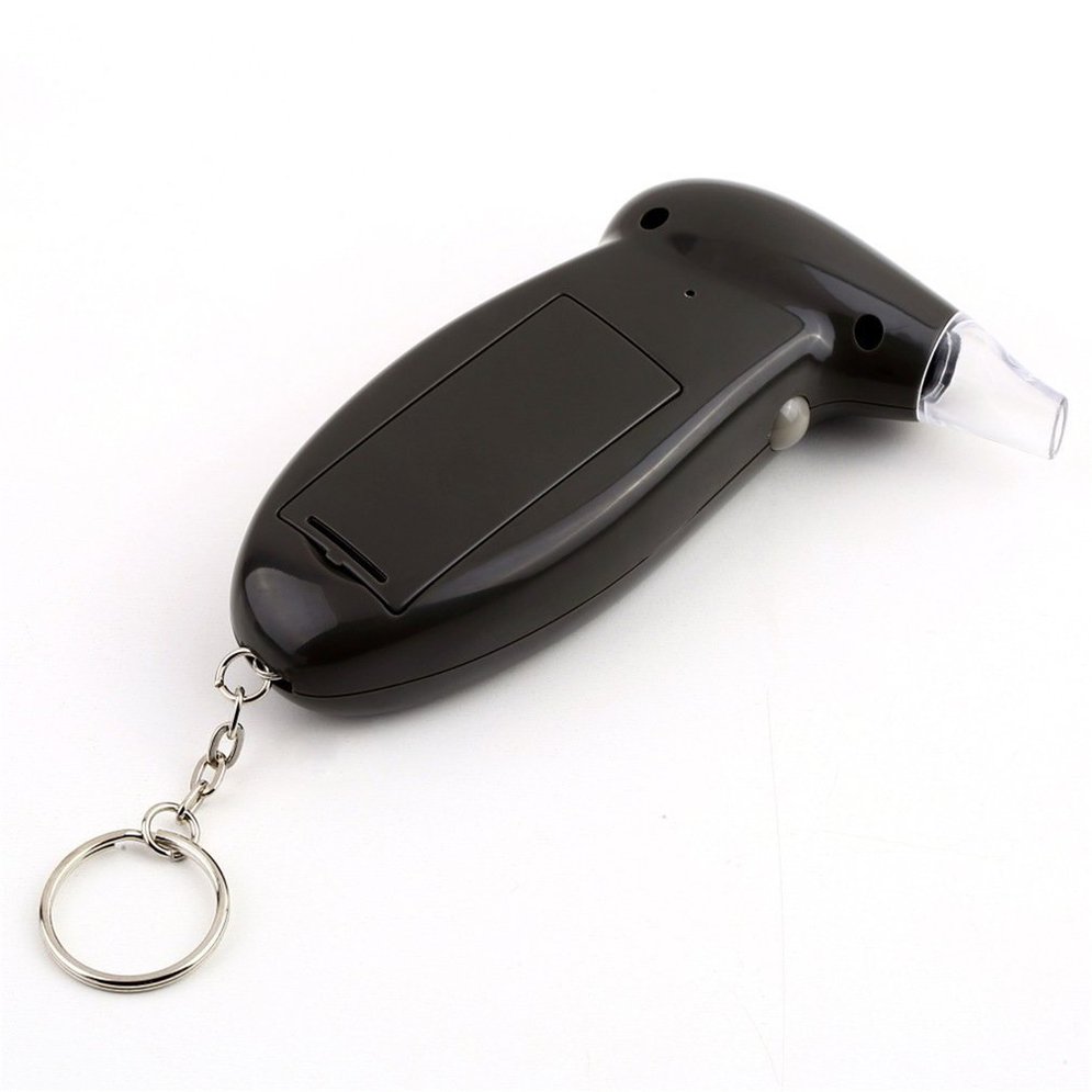 Digital Alcohol Breath Tester Breathalyzer Analyzer Detector Test Keychain With backlight