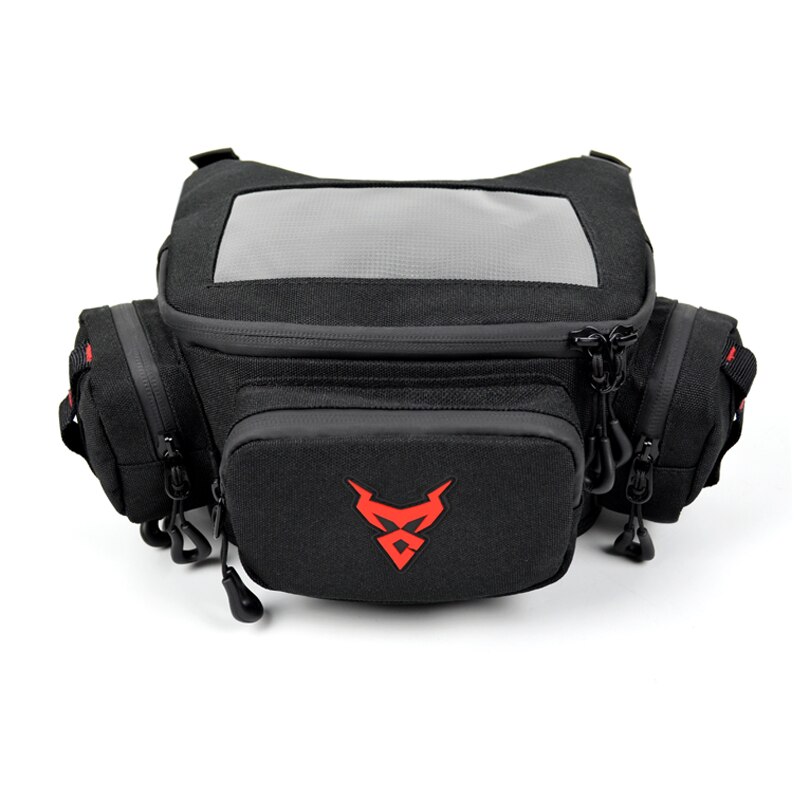 Waterproof Motorcycle Front Bag Universal Windshield Handlebar Fork Storage Bag Multifunction Waist Bag Phone Navigation Pocket