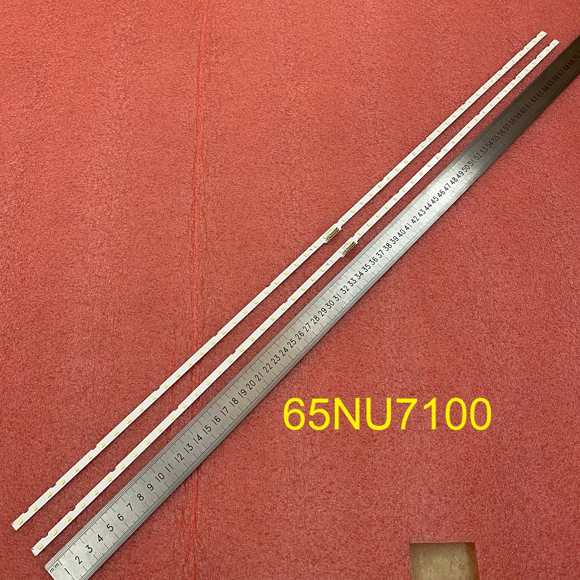 2pcs LED bar for Samsung UE65NU7090U UE65NU7100 UE65NU7400U UE65NU7172 UE65NU6179 UN65NU7100 UN65NU6080 UN65NU6900 UN65RU7300