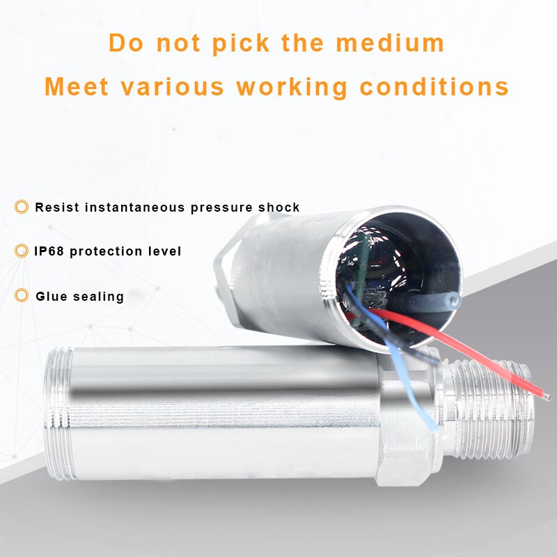 LED Display Pressure Transmitter 4-20mA Output Air Pressure Water Pressure Oil Pressure Hydraulic Sensor M20*1.5 Thread DC24V