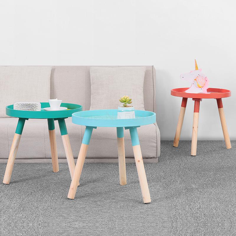 Small coffee table Nordic coffee personality mini live room net red bedside small round table