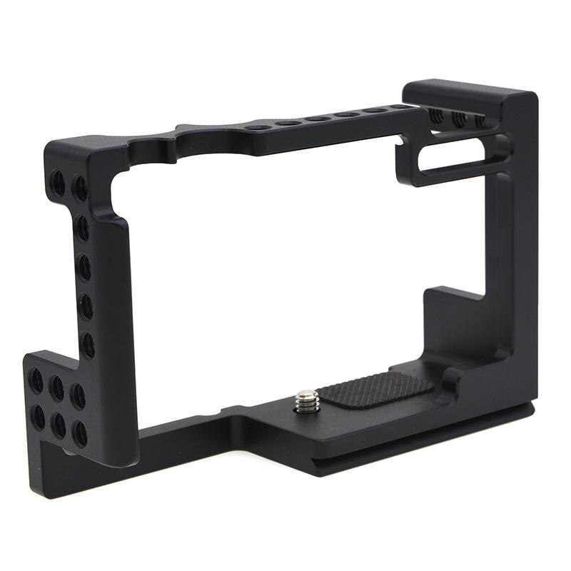 Gabbia per fotocamera per Canon M6 Mark Ii foro filettato per maniglia superiore Monitor microfono luce a Led