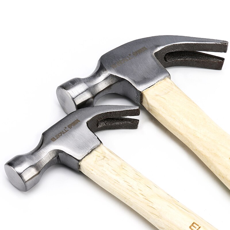 ELECALL-martillo de madera con garra para carpintería y herramienta electrónica, mini martillo de goma, martillos de seguridad, 0,25-0,5 kg