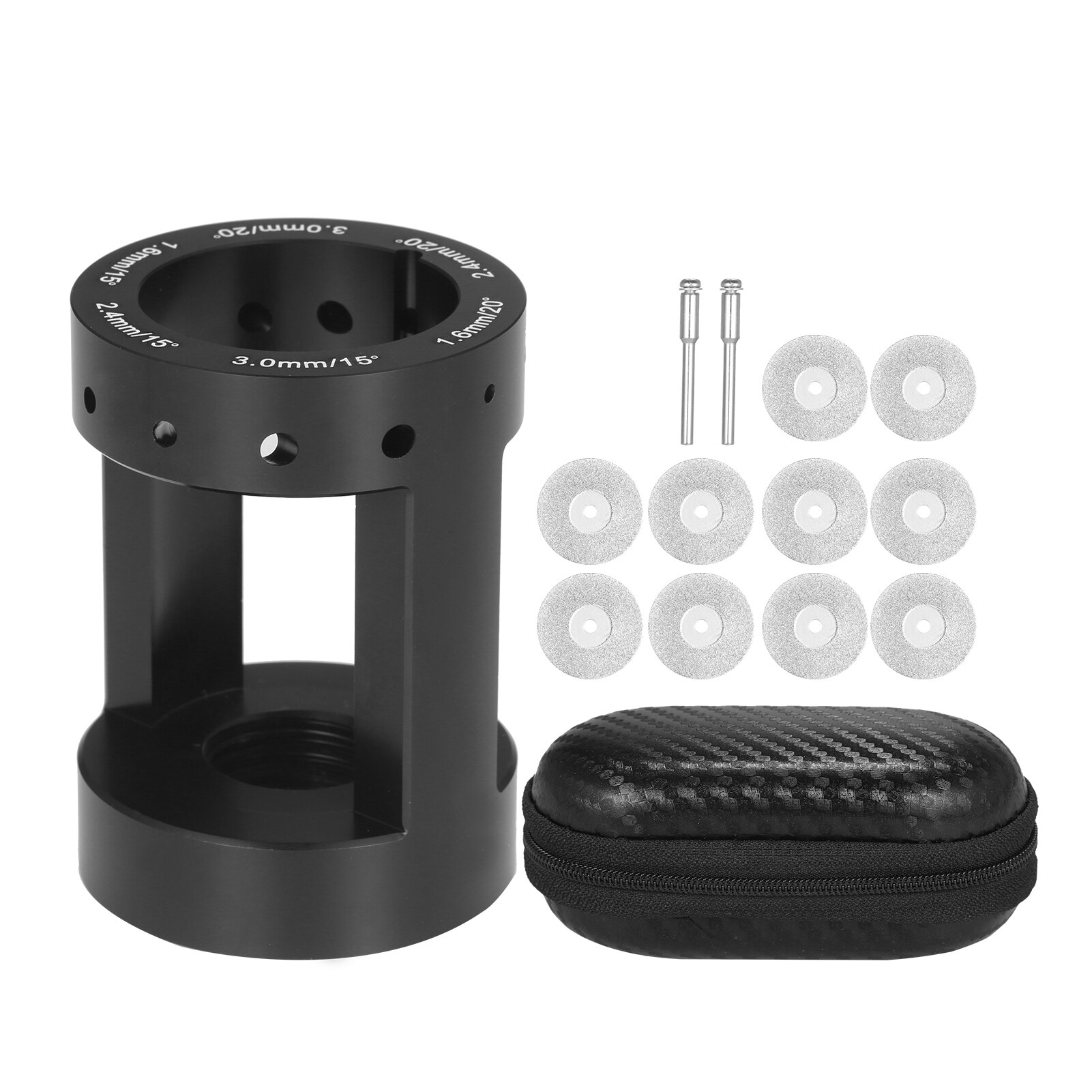 KKmoon Tungsten Electrode Sharpener Tungsten Needles Tungsten Rods Grinder Aluminum TIG Welding Tungsten Electrodes Sharpen Tool: Round