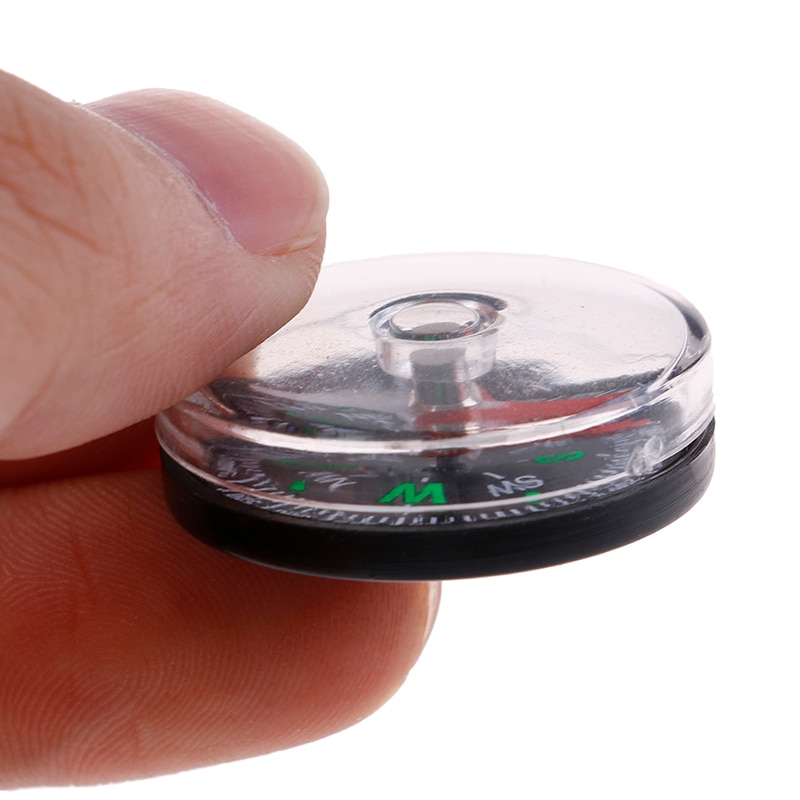 30mm mini kompass camping vandring utomhus resor navigering vilda överlevnadsverktyg