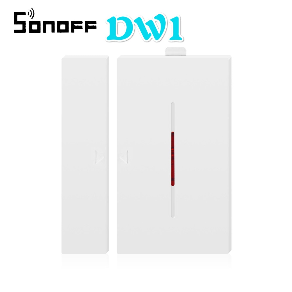 SONOFF DW1 433Mhz WIFI Tür Fenster Alarm Sensor Magnetische Wireless Detektor RF Bridge Control Smart Google Home Alexa