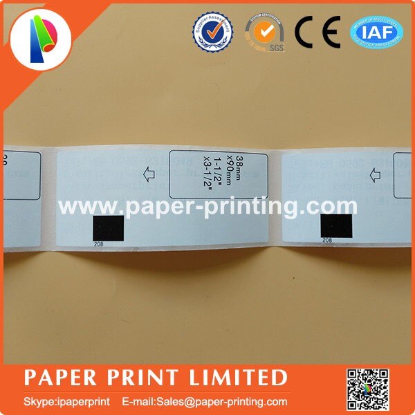 6 x Rolls Brother Compatible Labels DK-11208 38x90mm,400 labels per roll DK 11208, DK 1208 Address Label etiquette Thermal paper