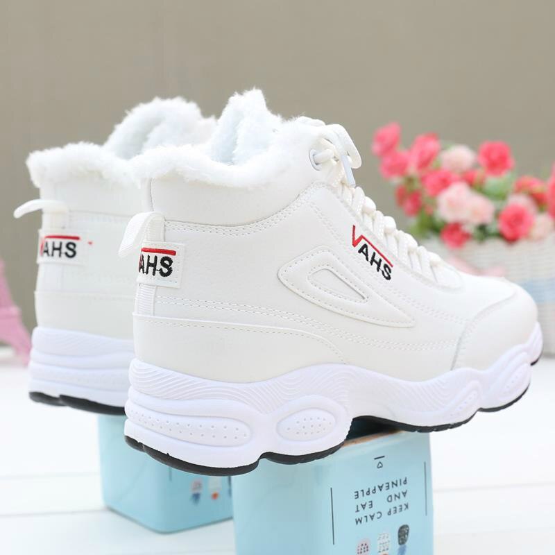 Zapatillas de deporte con cuña para mujer, botines vulcanizados para exterior, mocasines, para verano: Blanco / 36
