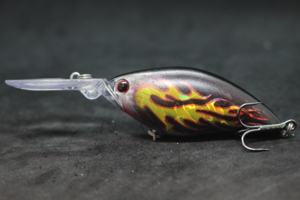 Wlure crankbait vislokmiddel 11cm 18.5g met reflectiefolie wobbler deep diver 4-5 meter strakke/snelle actie  c739
