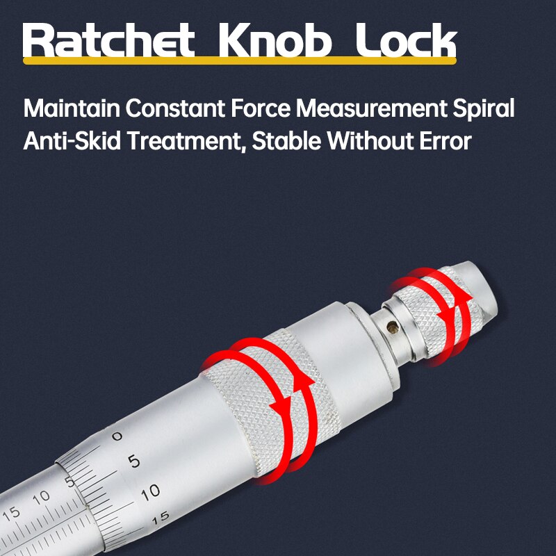 Inner Micrometer Metric Internal Micrometers Carbide High Precision Internal Diameter Measuring Tool 5-30 25-50 50-75 75-100mm