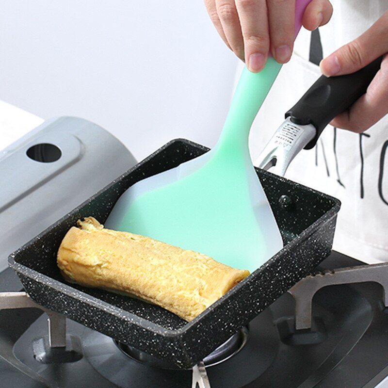 Japanilainen alumiiniseos tamagoyaki-munakas-pannu tarttumaton paistinpannu paistinpannu muna-pannu pannukakkukattila 13 x 18cm
