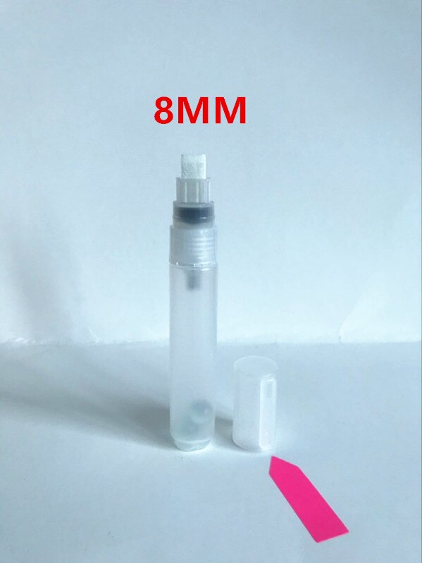 Stylo vide répétable en plastique, 1 pièce, marqueur à craie liquide, baril, stylo Graffiti, accessoires pour stylo de peinture 3mm 5mm 6.5mm 8mm: 8mmflat