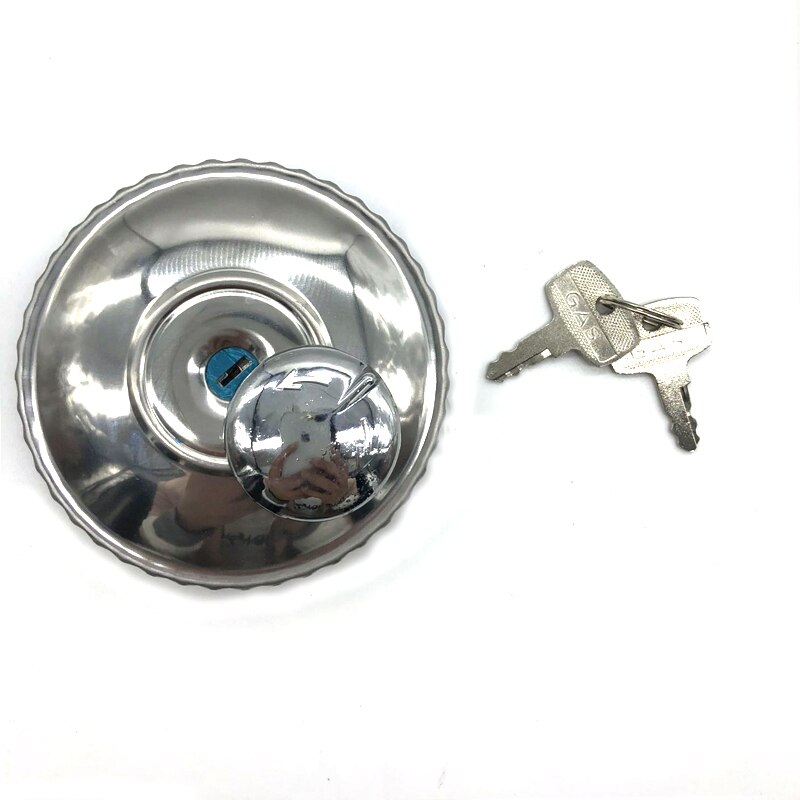 CJ750 tapa protectora de bloqueo de tanque de combustible de acero inoxidable para motocicleta KC750 K750