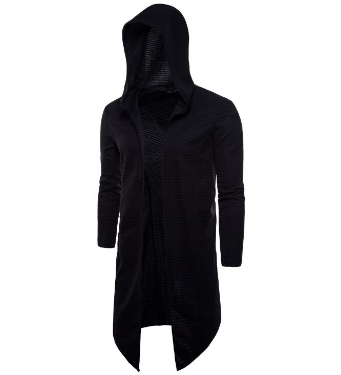 Chaqueta larga con capucha para hombre y mujer, abrigo largo de punto, rompevientos de Europa y América, 5XL talla grande, primavera de 2022