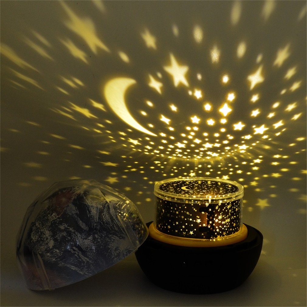 Star Night Light Voor Kinderen Universe Nachtlampje Projectielamp Romantische Ster Zee Verjaardag Kerst Projector Lamp-3 Sets film