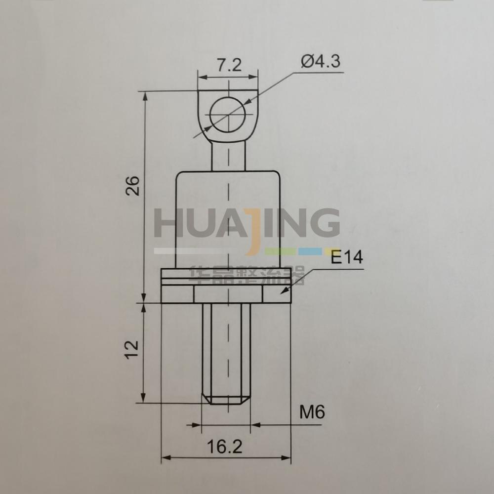 D122 32A 40A Russian Type Diode Enamel type Controlled & Half-controlled rectifier DC motor control AC controller