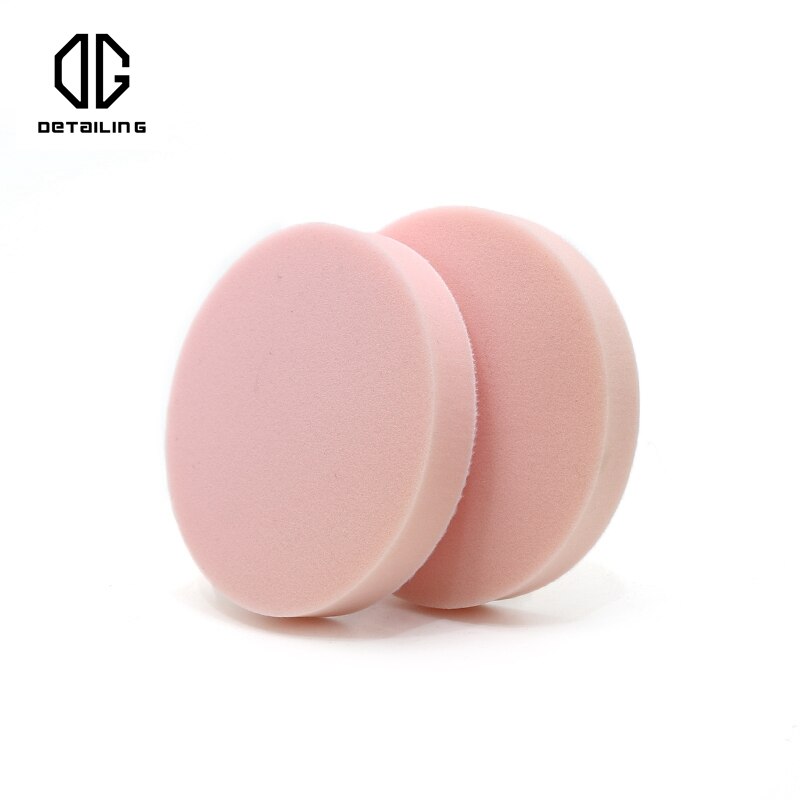 6 Inch 150Mm Roze Kleur Platte Foam Buffing Pad Noord Wolf Polsihing Pad Voor Auto Afwerking: 3 pcs pink  pad