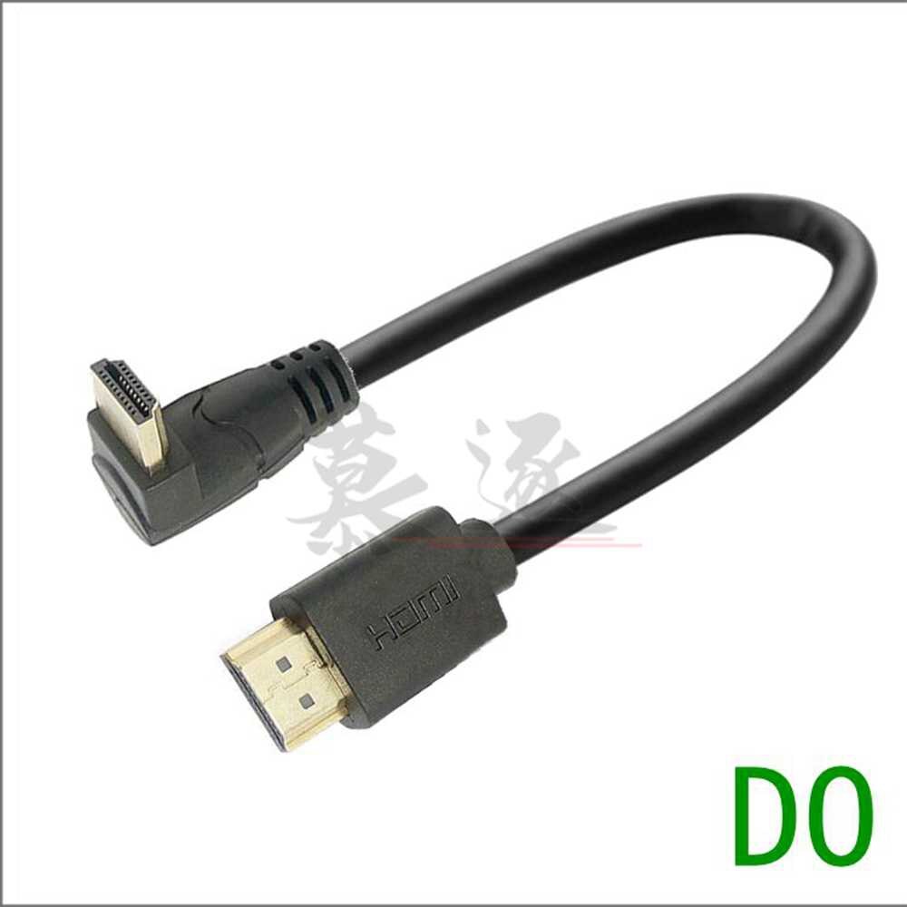 4K*2K 60HZ HDMI Up & Down & Left & Right Angled 90 degree Male 2.0 A Male to HDMI v2.0 HD extension Cable HDMI 2.0v angle cab: Down / 0.15M