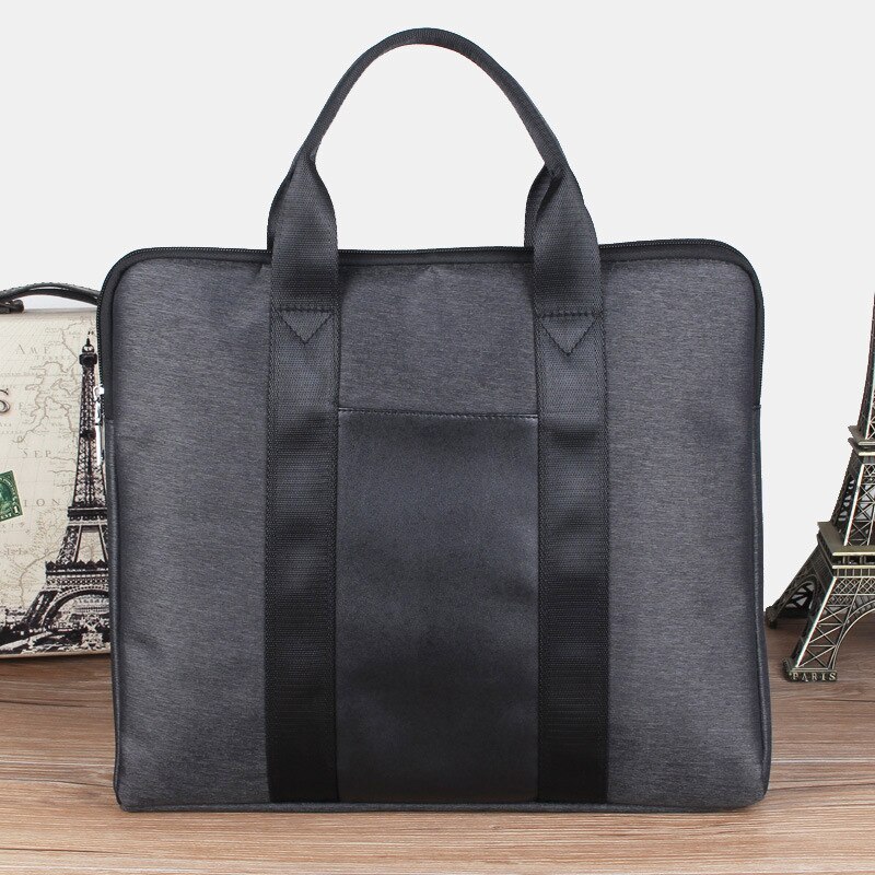 Business Office Men'S Briefcase Practical Simple Large Capacity File Bag Oxford Cloth Handbag