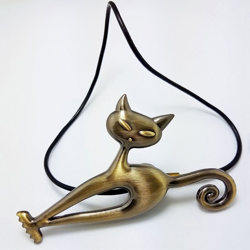 Gato dos desenhos animados cortina cinta acessórios decoração para casa retro magnético cortinas tieback fivela titular clipes 35: Bronze