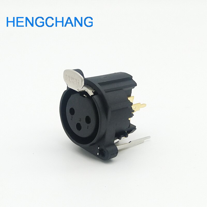 3Pin XLR FeMale Socket Panel Mount Chassis 3Pin XLR Connector Adapter