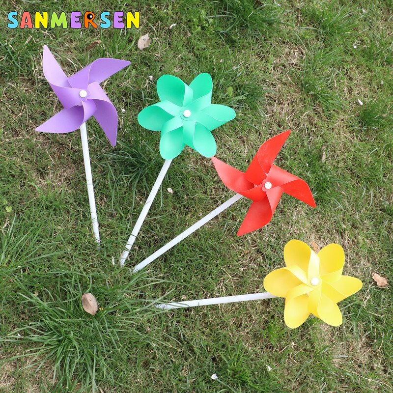 Baby simpelt vindmølle legetøj vindmølle i hånden udendørs legetøj have park udflugt fest bryllup dressing børnehave legetøj