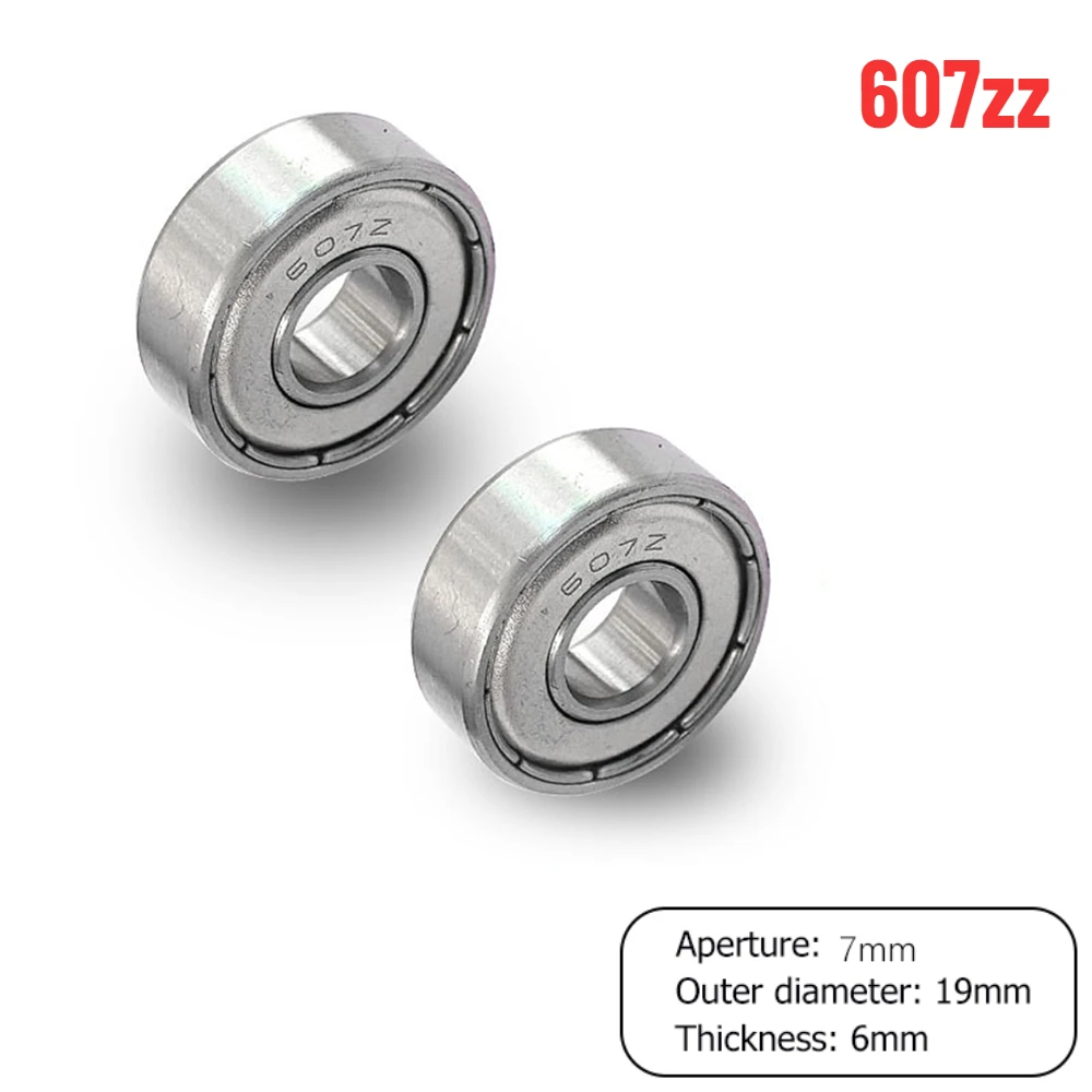 Kugellager 688zz 608zz 623zz 626zz 685zz 607zz Miniatur Lagerbier mit tiefer Mutter für Skateboard-Rolle-3D-Druckerlager: Weiß / 4 Stücke