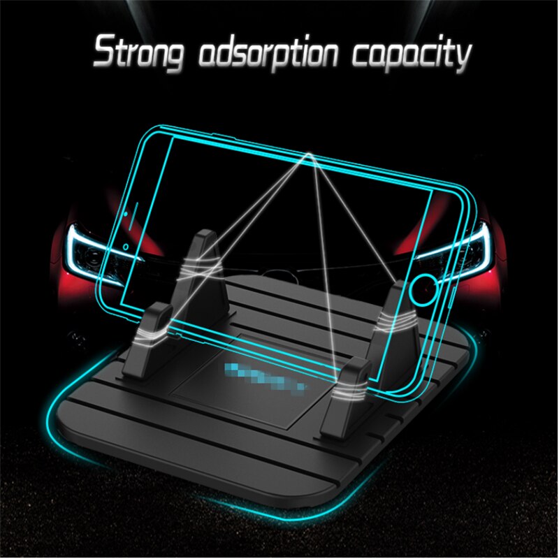 Dashboard Antislip Mat Rubber Mount Telefoon Houder Pad Mobiele Telefoon Stand Beugel Voor Samsung Xiaomi Mobiele Houder