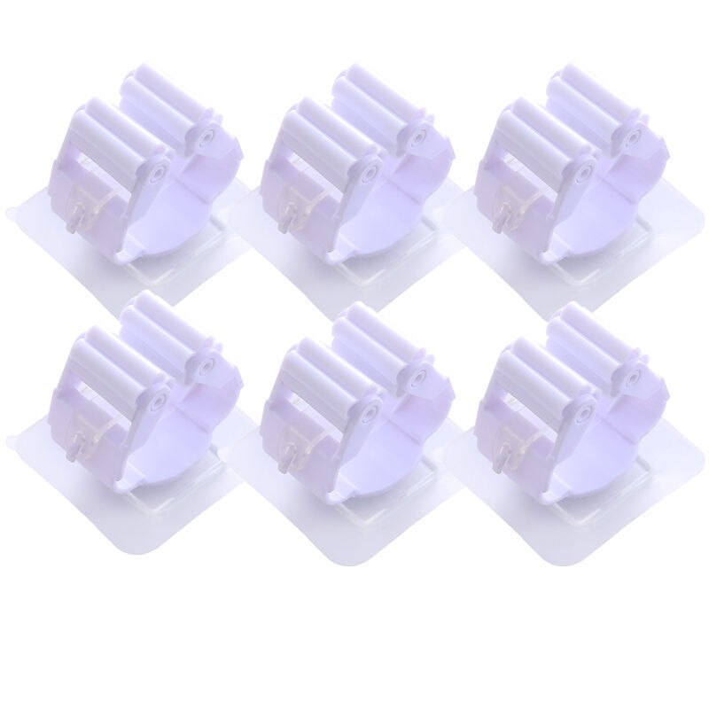 1Pc wycierać uchwyt na miotłę naścienny uchwyt na mopa gospodarstwa domowego klej robić przechowywania wieszak na miotły wieszak na mopa stojaki kuchnia Organizer łazienkowy