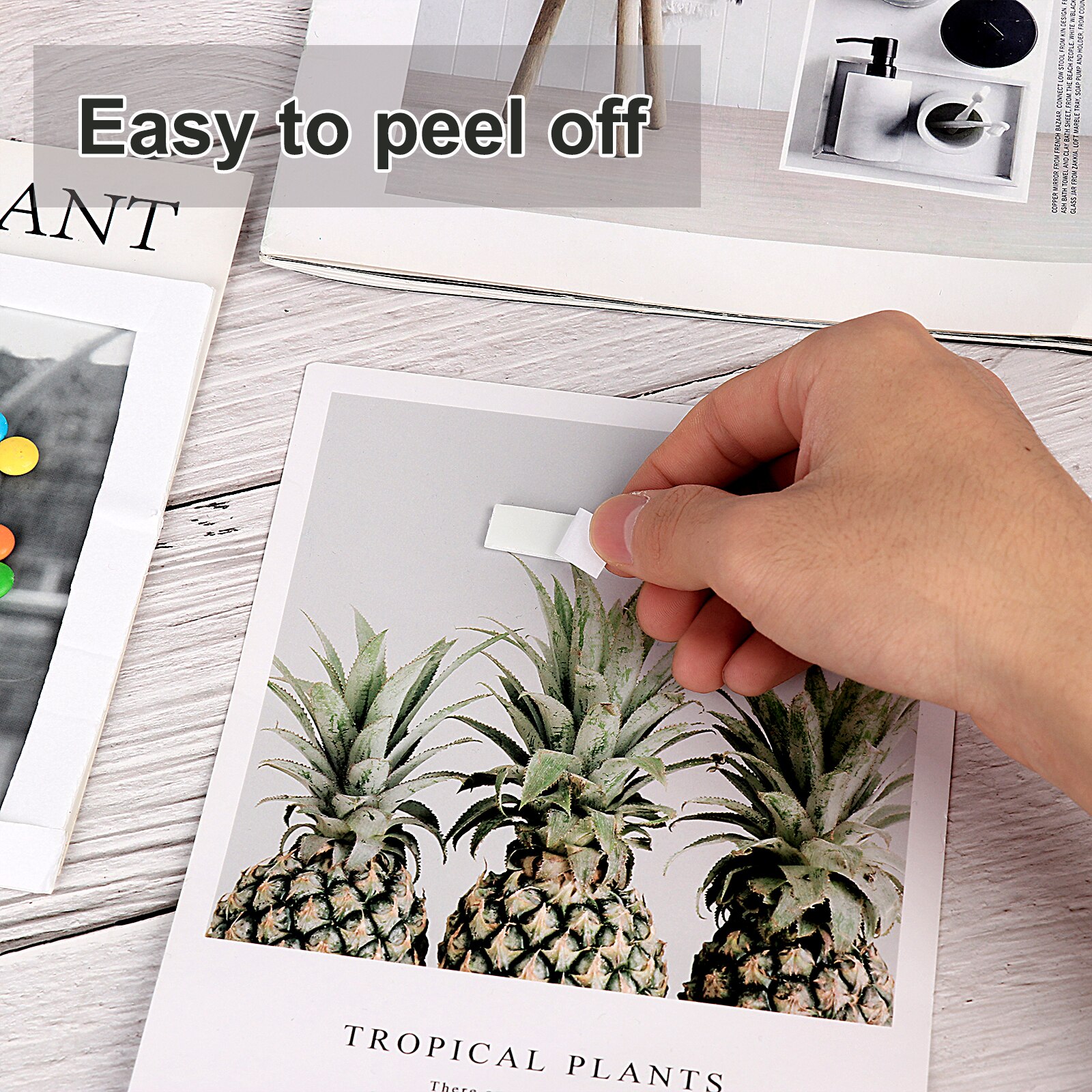 30 3D Sheets White Sticky FoamTapes Double Sided Adhesive Foam Sheets , for Scrapbook Crafting DIY Crafts (3.9x5.9 Inch)