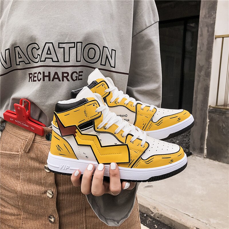Damesko åndbare flade sko dame high-top sneakers vilde casual lac-up kvinders vulkaniserede sko zapatos de mujer