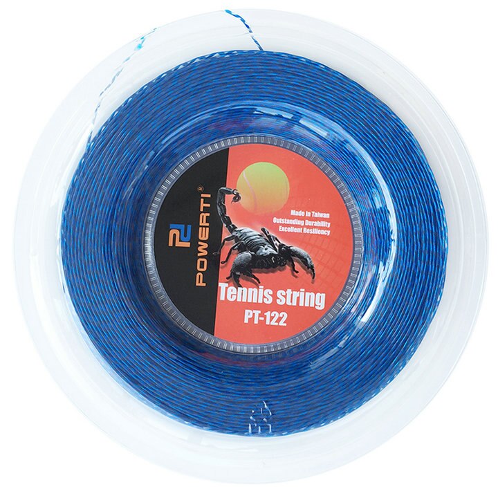 PowerTi 1.30 millimetri di nylon Filo tennis corda Sensazione Morbida Racchetta Da tennis Corde Durevole di Controllo 200m Bobina fatto in taiwan: Blu