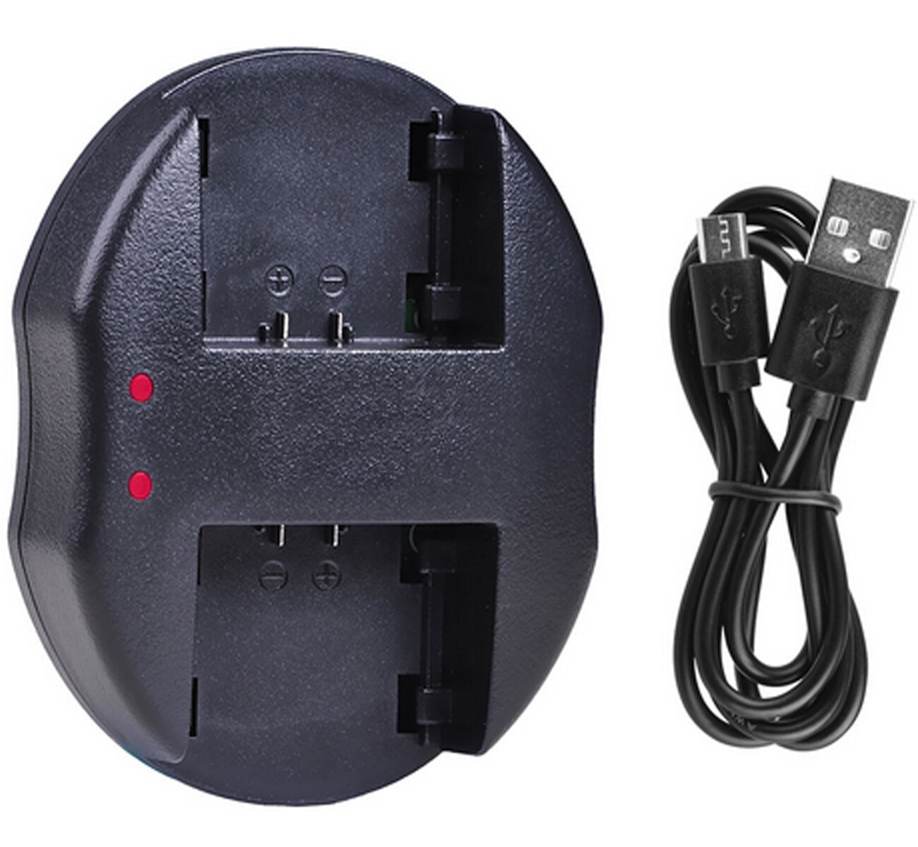 Cargador adaptador USB para Sony DCR-SX30, SX31, SX40, SX41, SX43, SX44, SX45, SX50, SX60, SX63, SX65, SX83, SX85 Handycam: 1x USB Dual Charger