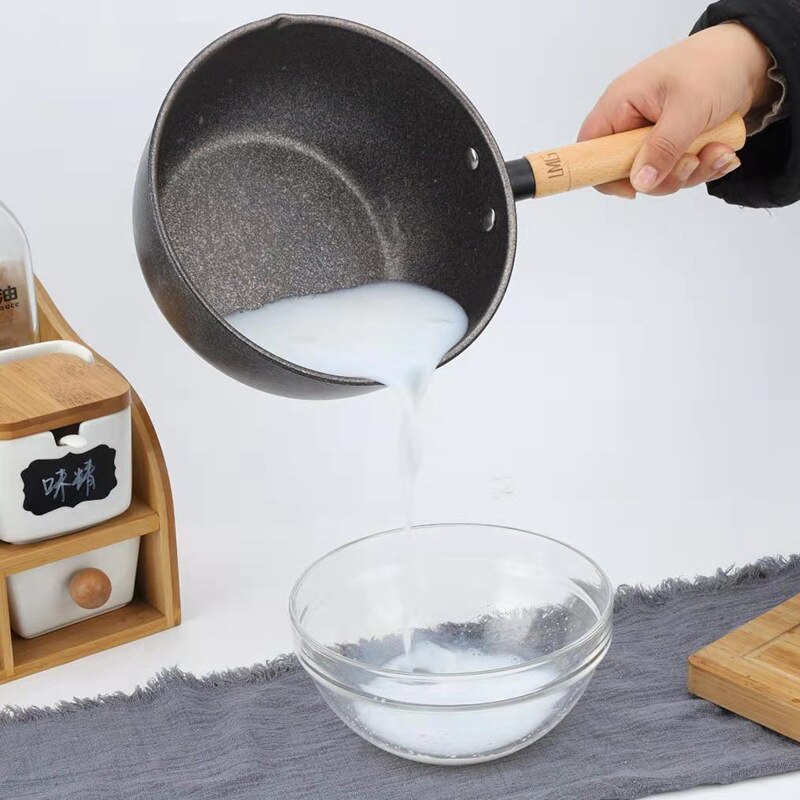 Cooking Pots and Pans Set Porridge Soup Ramen Milk Pot Non Stick Pot Korean Breakfast Cookware Set Japanese Kitchen Utensils