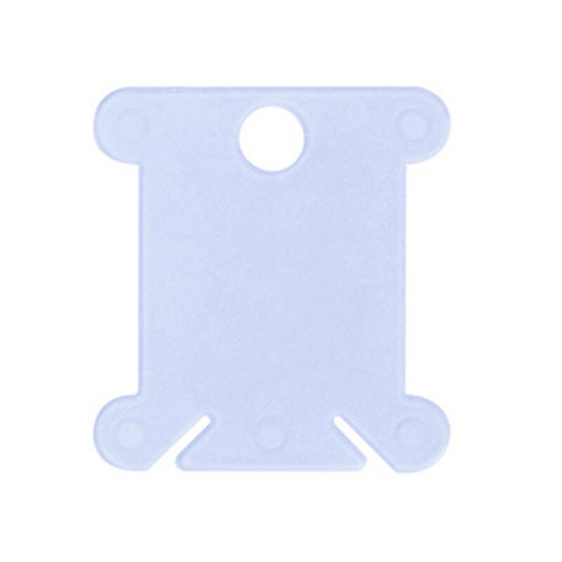 100 Pcs Bobbin Embroidery Holder Thread Organizer Sewing Thread Winding Plate Board Stand Cross Stitch Sewing Accessories