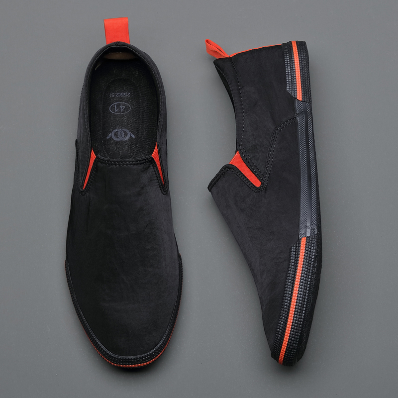 Yiger loafers menn & #39 ;s cavans sko mann vulkaniserte sko vårlette mannlige uformelle slip-on sko kjøresko båt sko