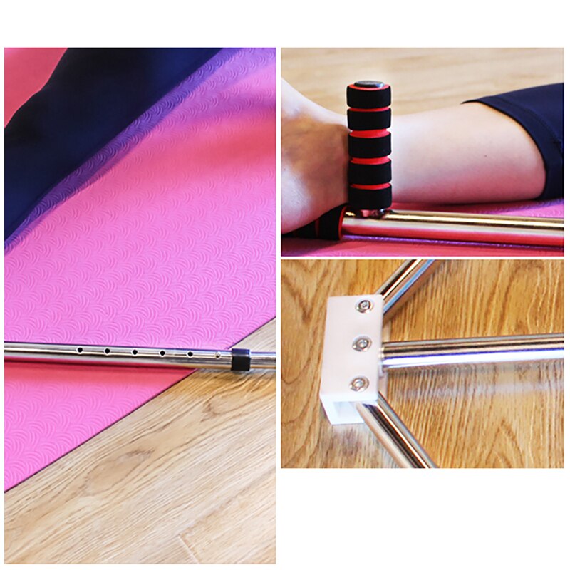Stretch Training Equipment Steel 3 Bar Leg Stretcher Karate Stretching Machine for Yoga Dance Arts Legs Stretch