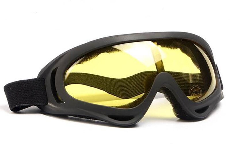 ski snowboard beskyttelsesbriller utendørs sport voksen solbriller briller anti -uv400 sportsutstyr til menn kvinner: Gul linse