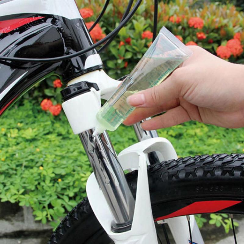 Huile de Suspension de vtt, pour fourche avant de bicyclette, prévention de la rouille, fluide de lubrification, pour vélo, amortisseur, spécial Silicone