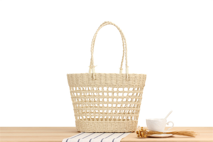 Gyios Damen Handtasche - Handgewebtes Box Bag Schultertasche Crossbody Bag