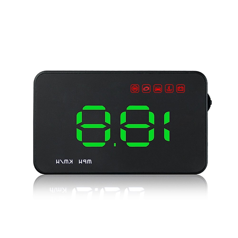 Pantalla de 3,5 "OBD2/OBD HUD para proyector, pantalla de advertencia de velocidad, pantalla HUD Digital para coche, pantalla frontal de navegación